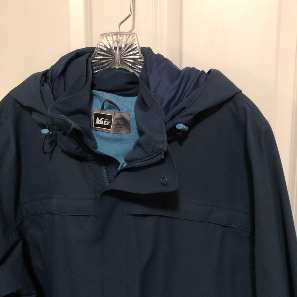REI Women’s Navy Belltown Parka Jacket - Picture 3 of 7